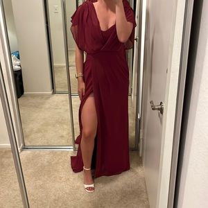 Formal Maroon Dress